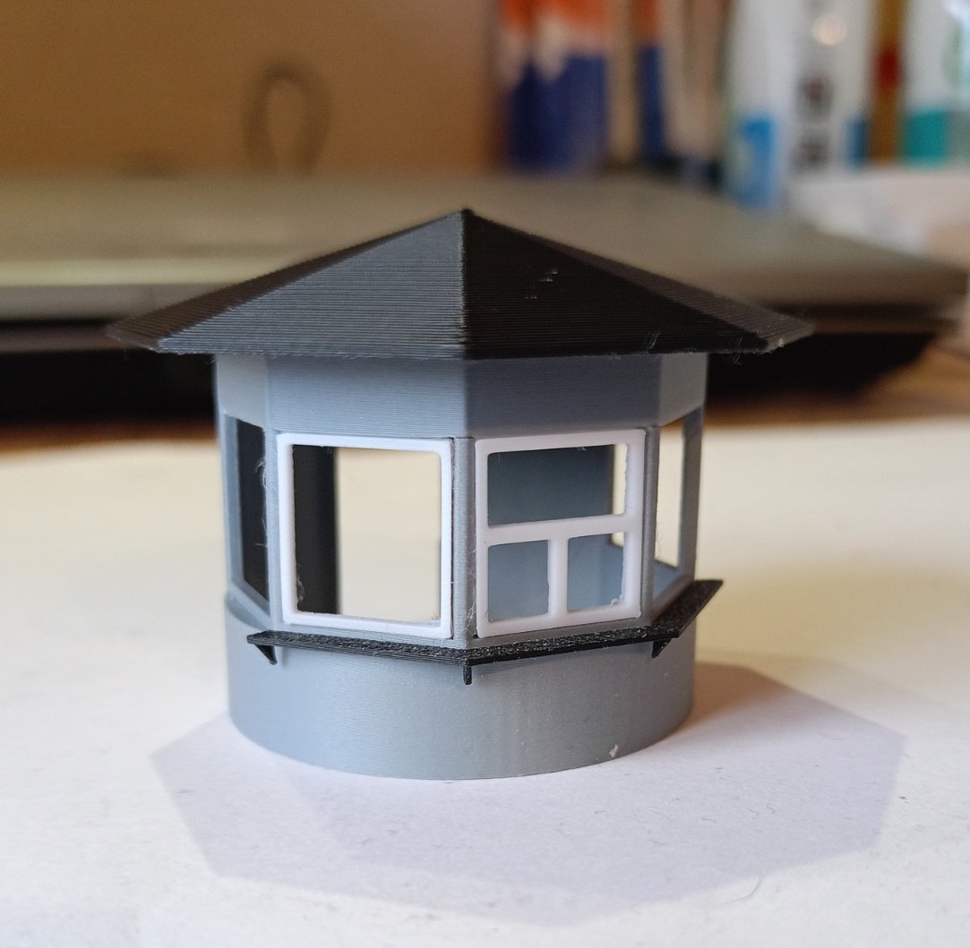 Kiosk in H0/1:87
