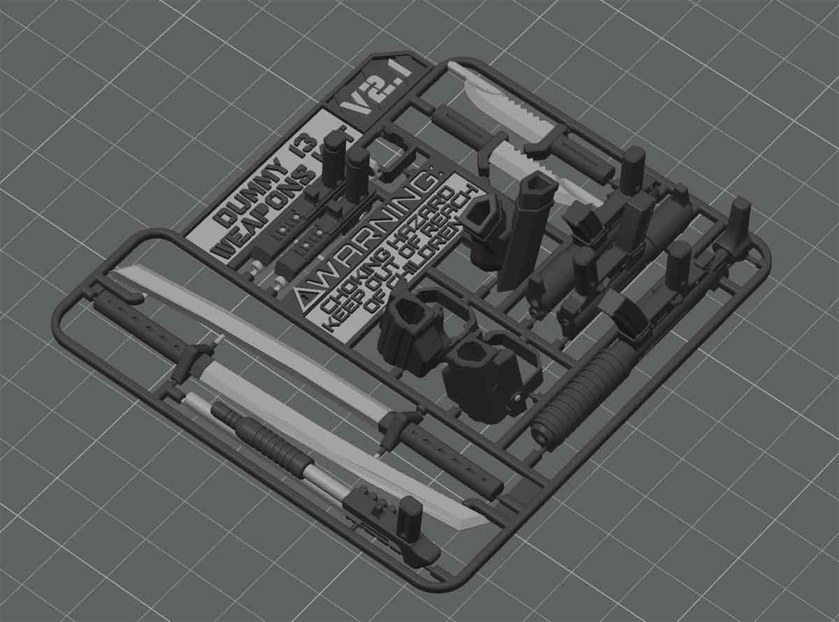 Dummy 13 Weapons Pack Version 2.1