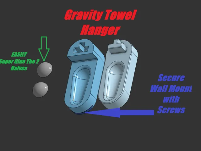 Gravity Towel Hanger