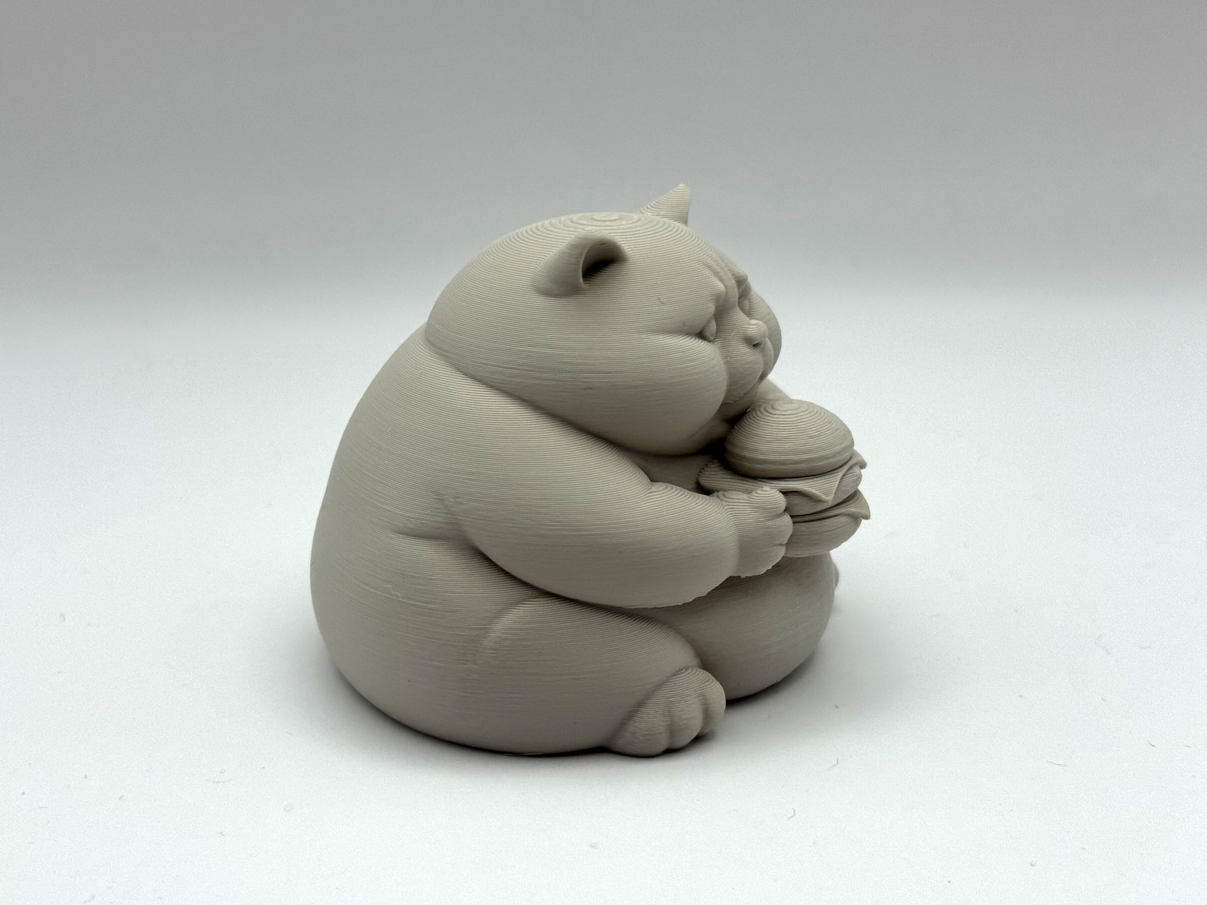 Miniatura 3 do modelo 3D Chonk Burger Cat