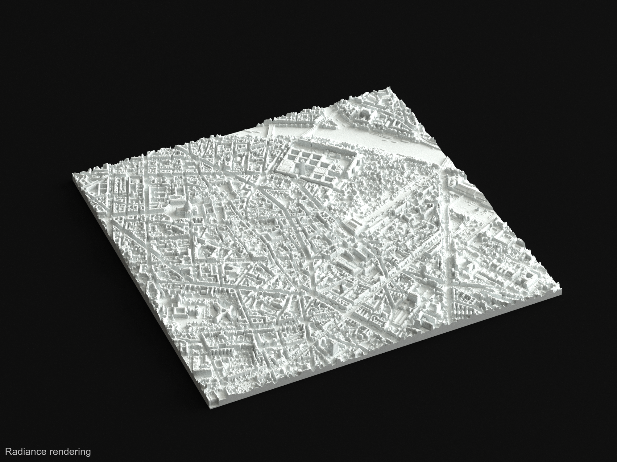 Paris from Lidar - Panthéon