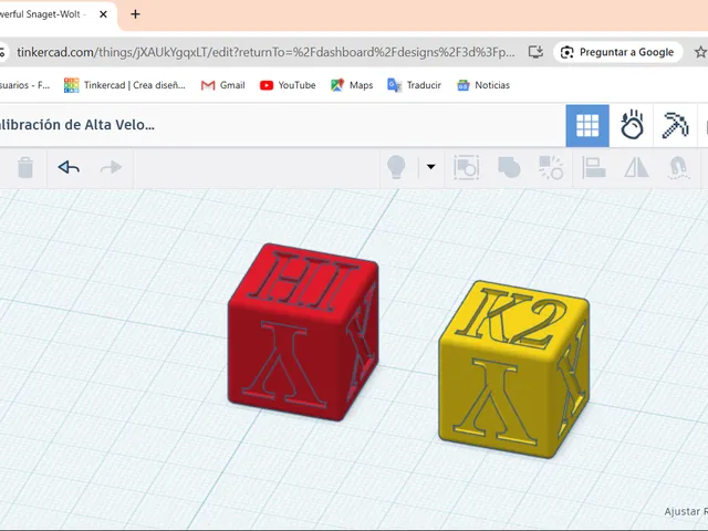 Creality HI / K2 Plus High-Speed Calibration Cube - 20mm