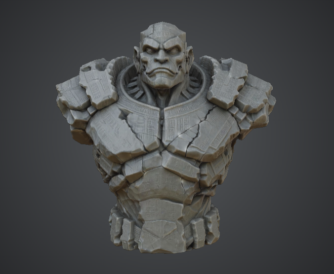 Stone Juggernaut Warrior Bust — miniatura 2