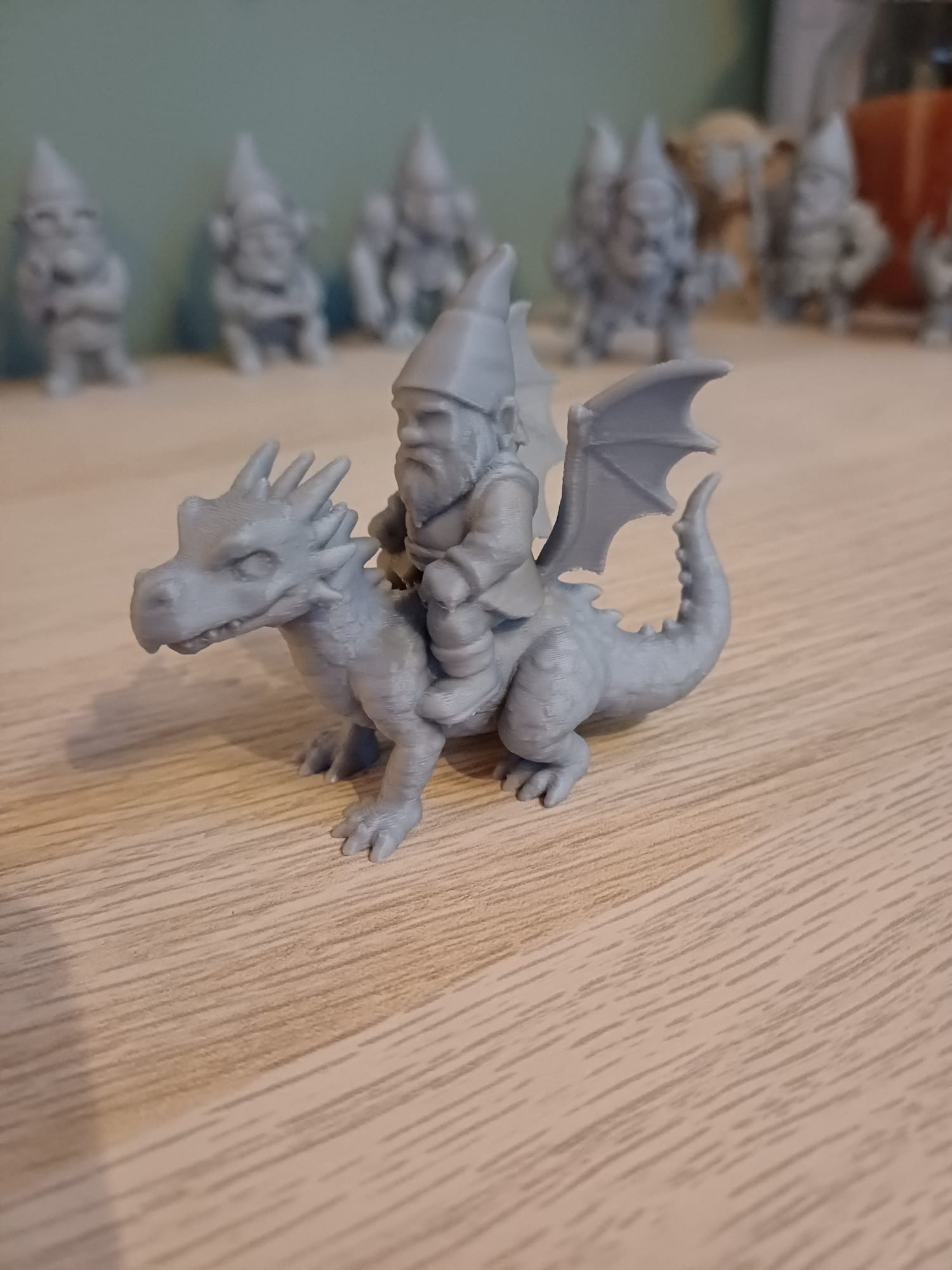 Gnome on dragon — miniatura 3