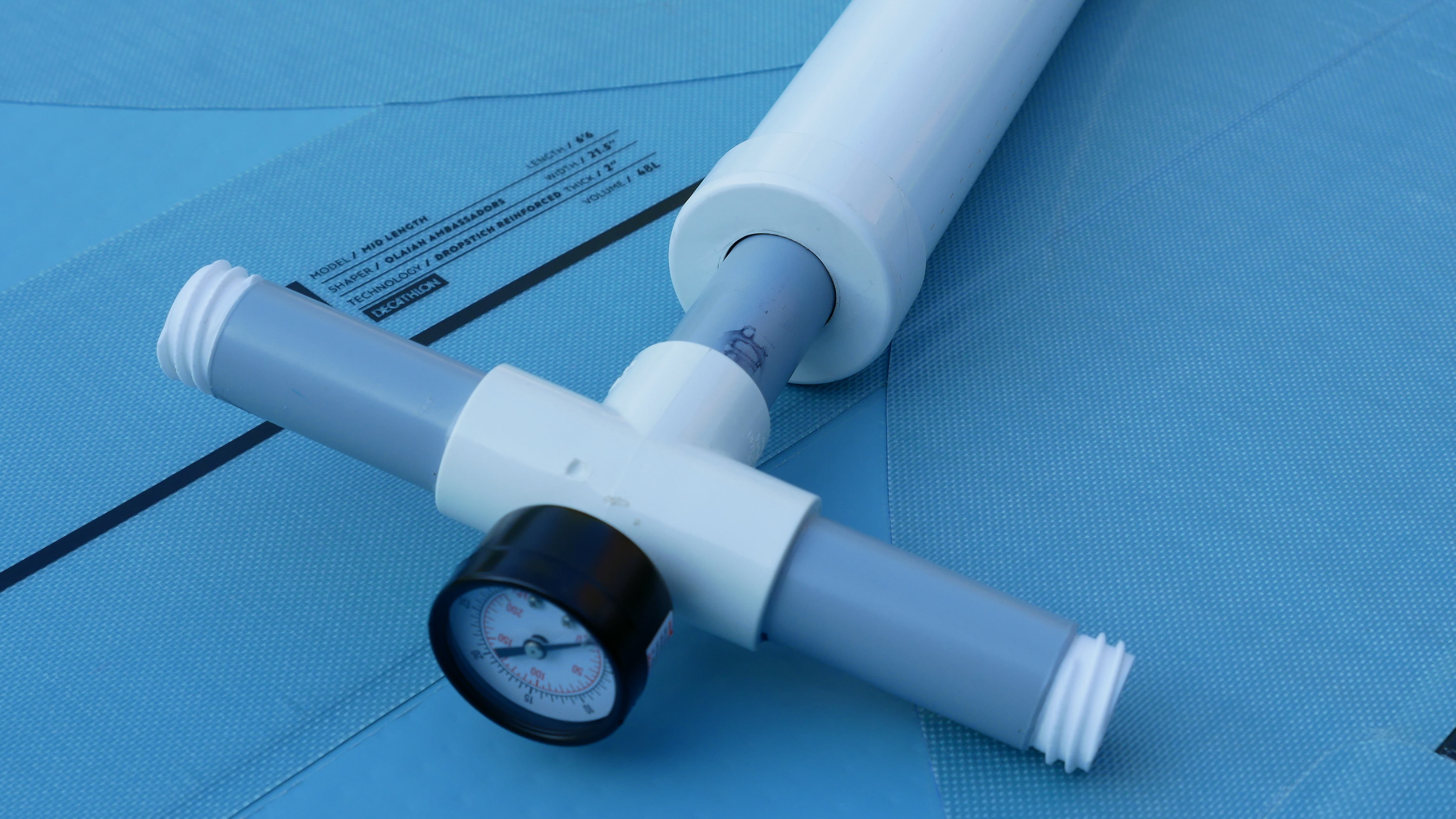 iSup pump to PVC conduit adapter