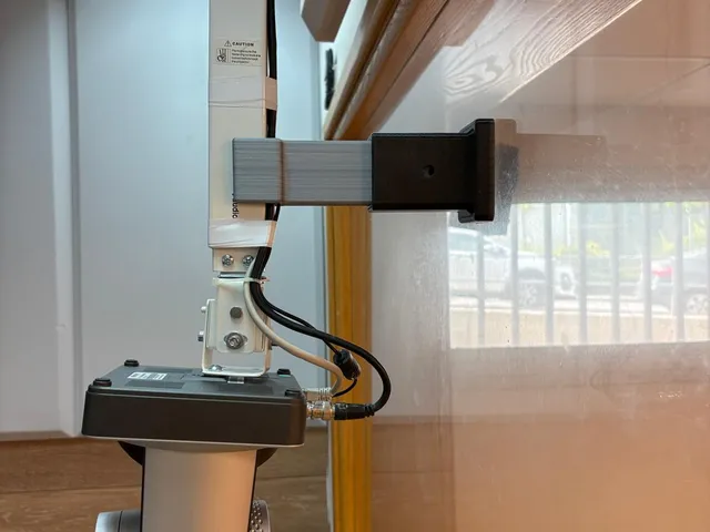 PTZ Camera bracket for glass