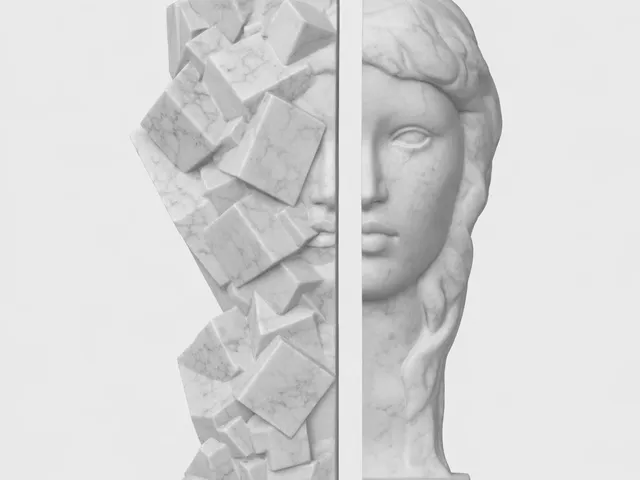 Two sides - Unique statue