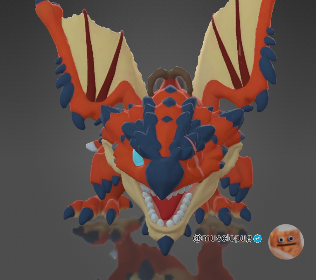 Monster Hunter Scarred Rathalos Funko Pop