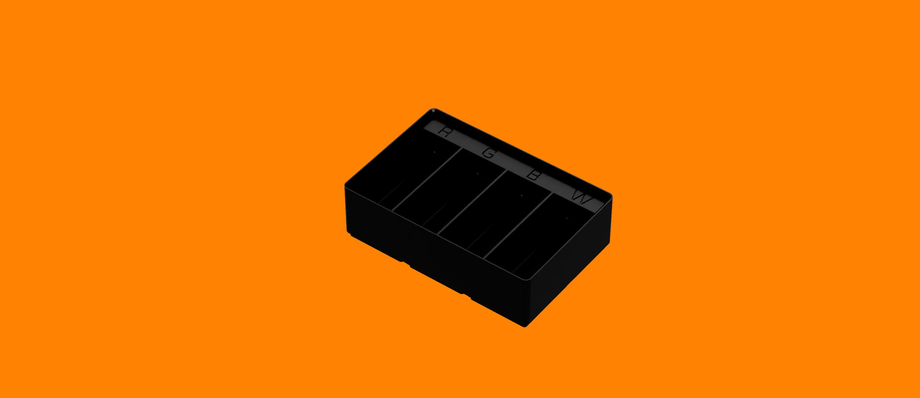 RGBW LED-Diode Gridfinity Bins