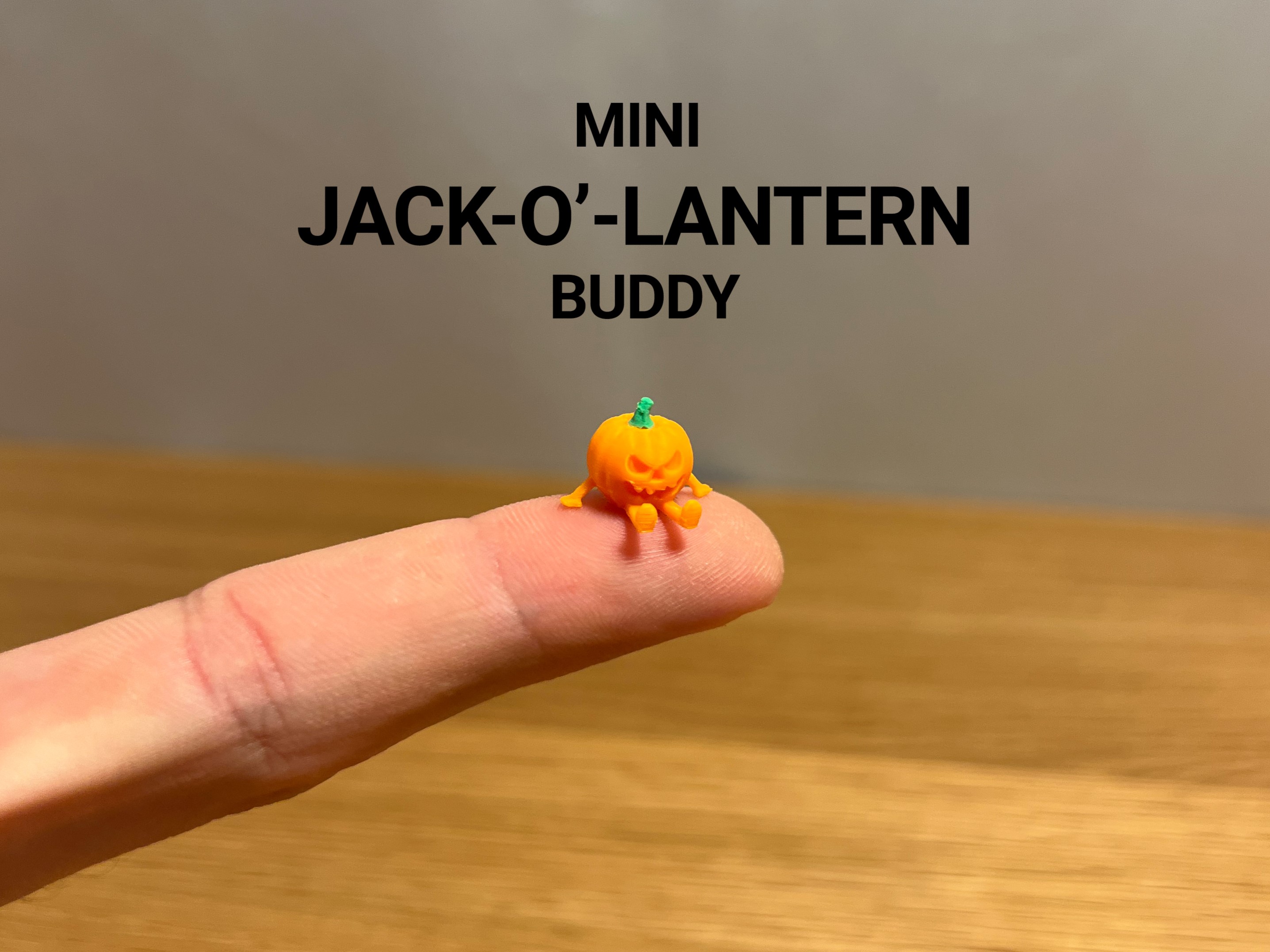 Mini Jack-O’-Lantern Buddy