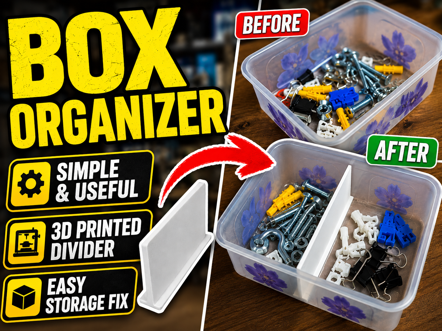 Adjustable Box Divider