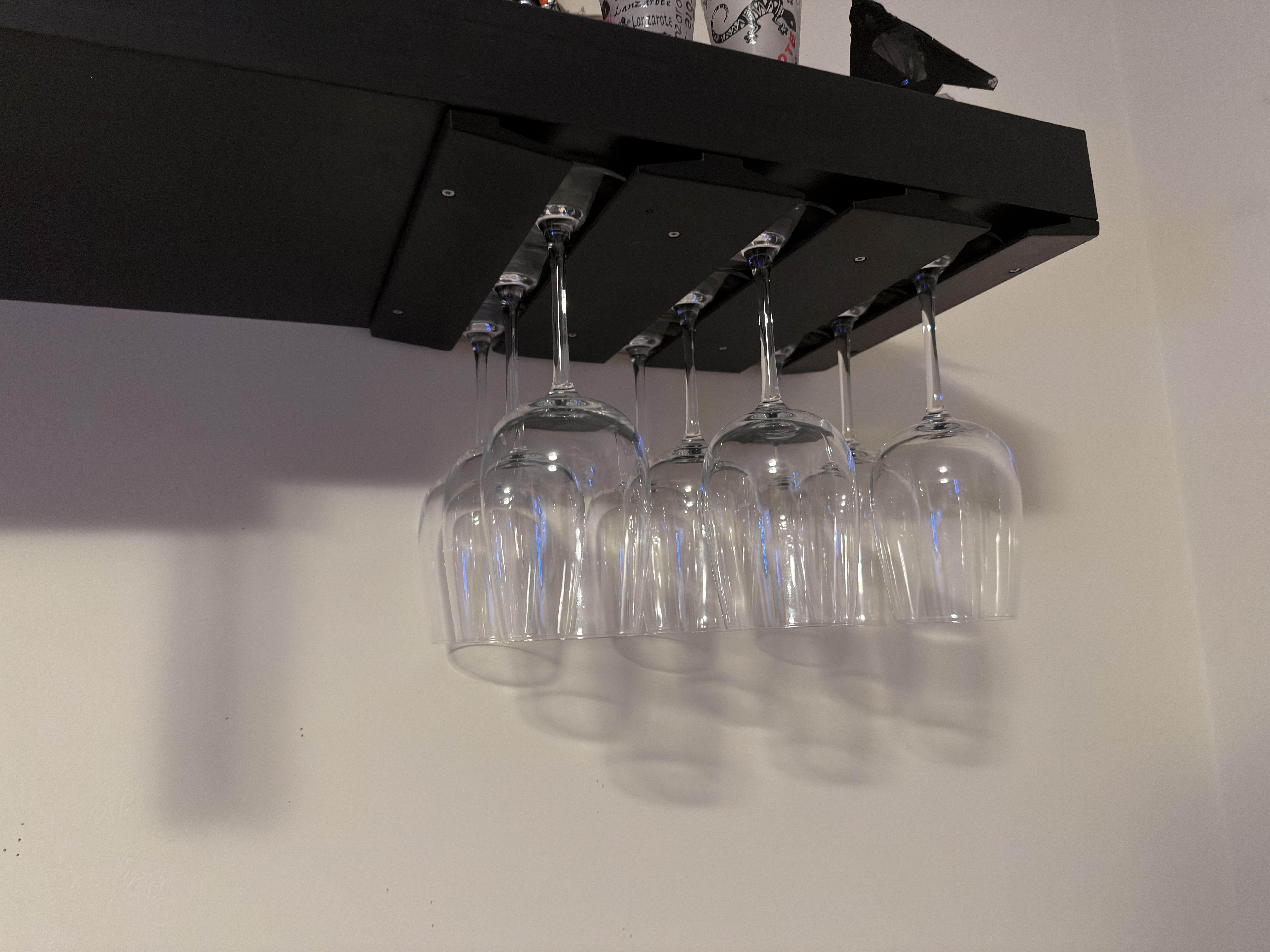 Wine Glass Holder for IKEA shelf