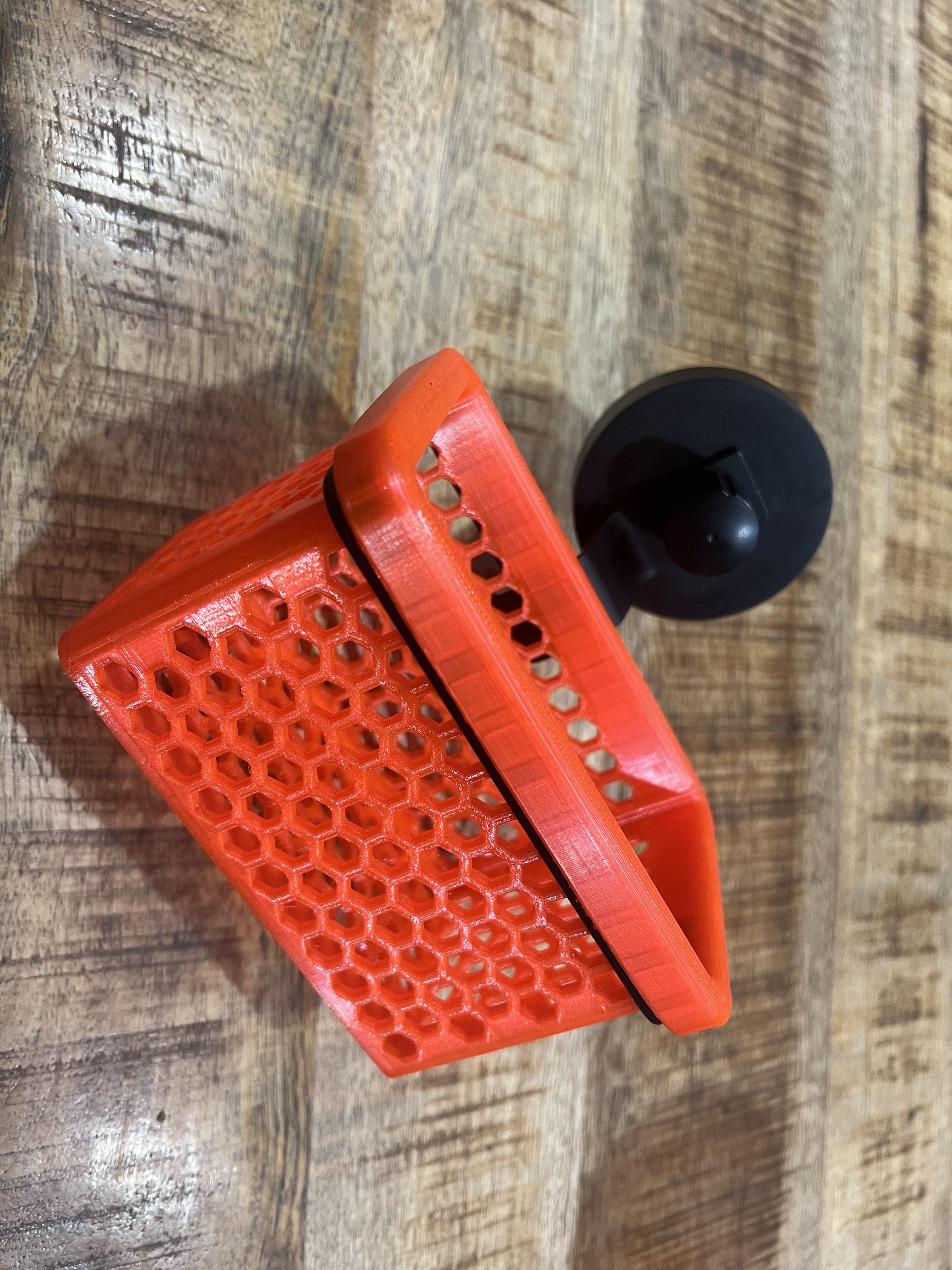 Basket - Toilet paper holder basket with suction cup
