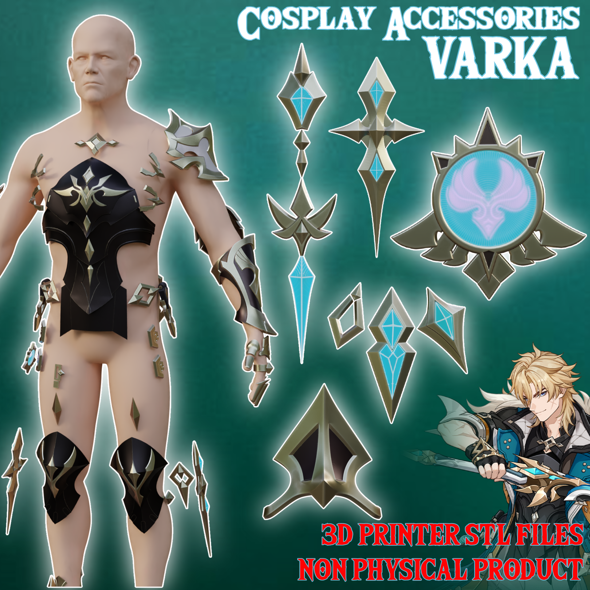 Varka Cosplay Set Genshin Impact