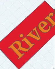 the river key chane