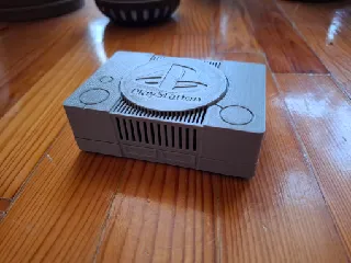PS1 Playstation raspberry pi 4 case (for heat sink + dual fans)