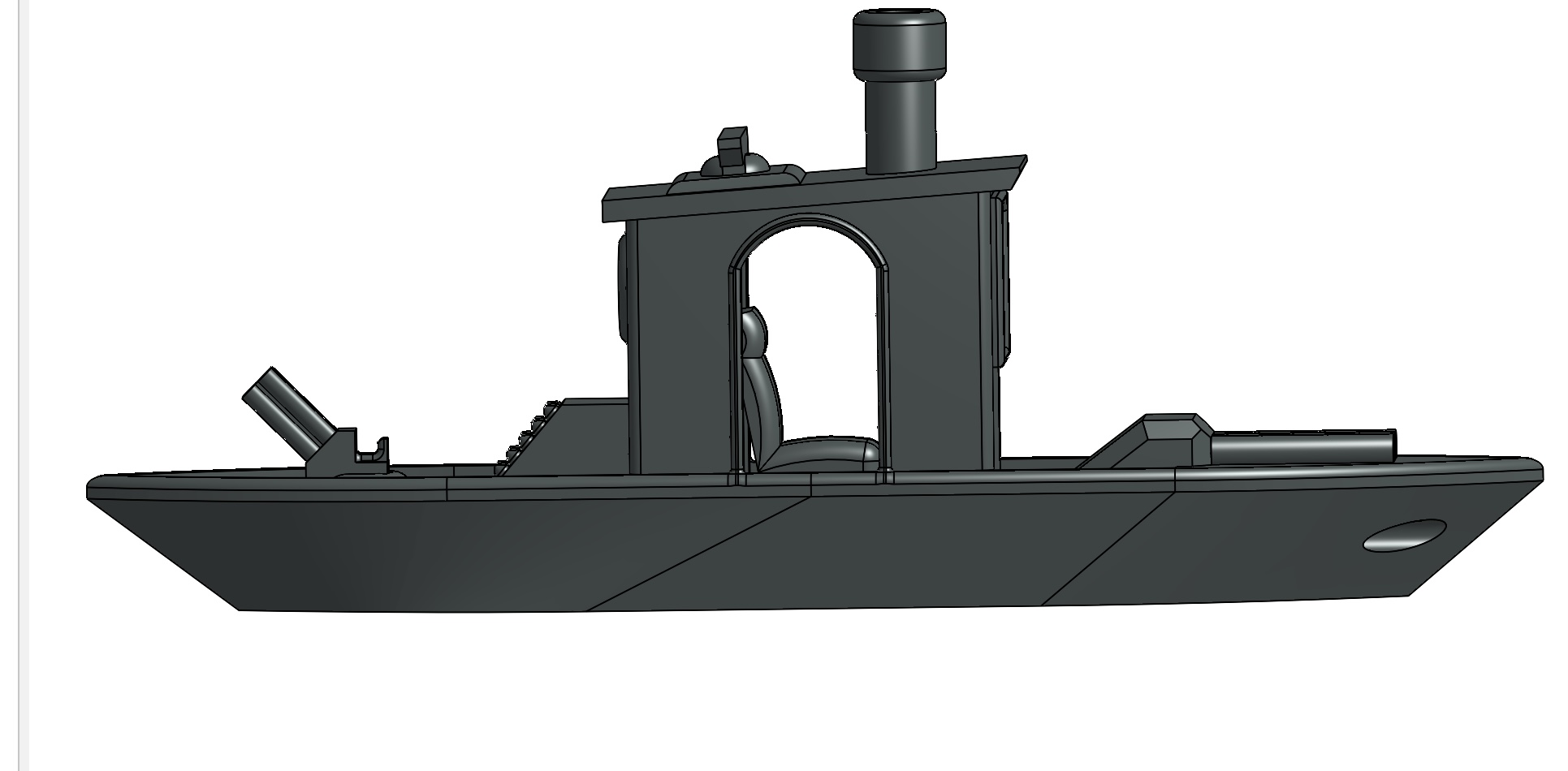 Benchy destroyer — miniatura 3