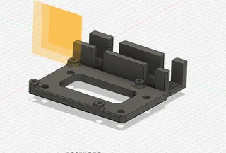 PI4 Din Rail SSD Mount
