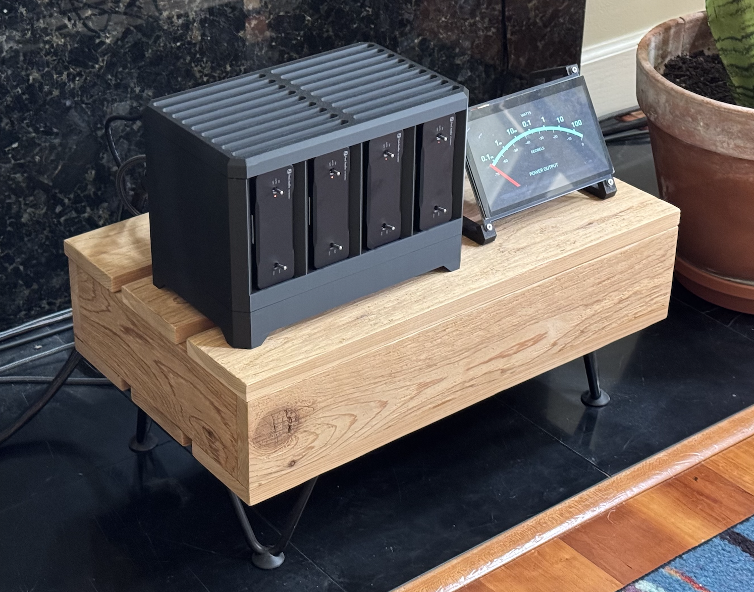Quad Fosi Audio V3 Mono Box with Fans