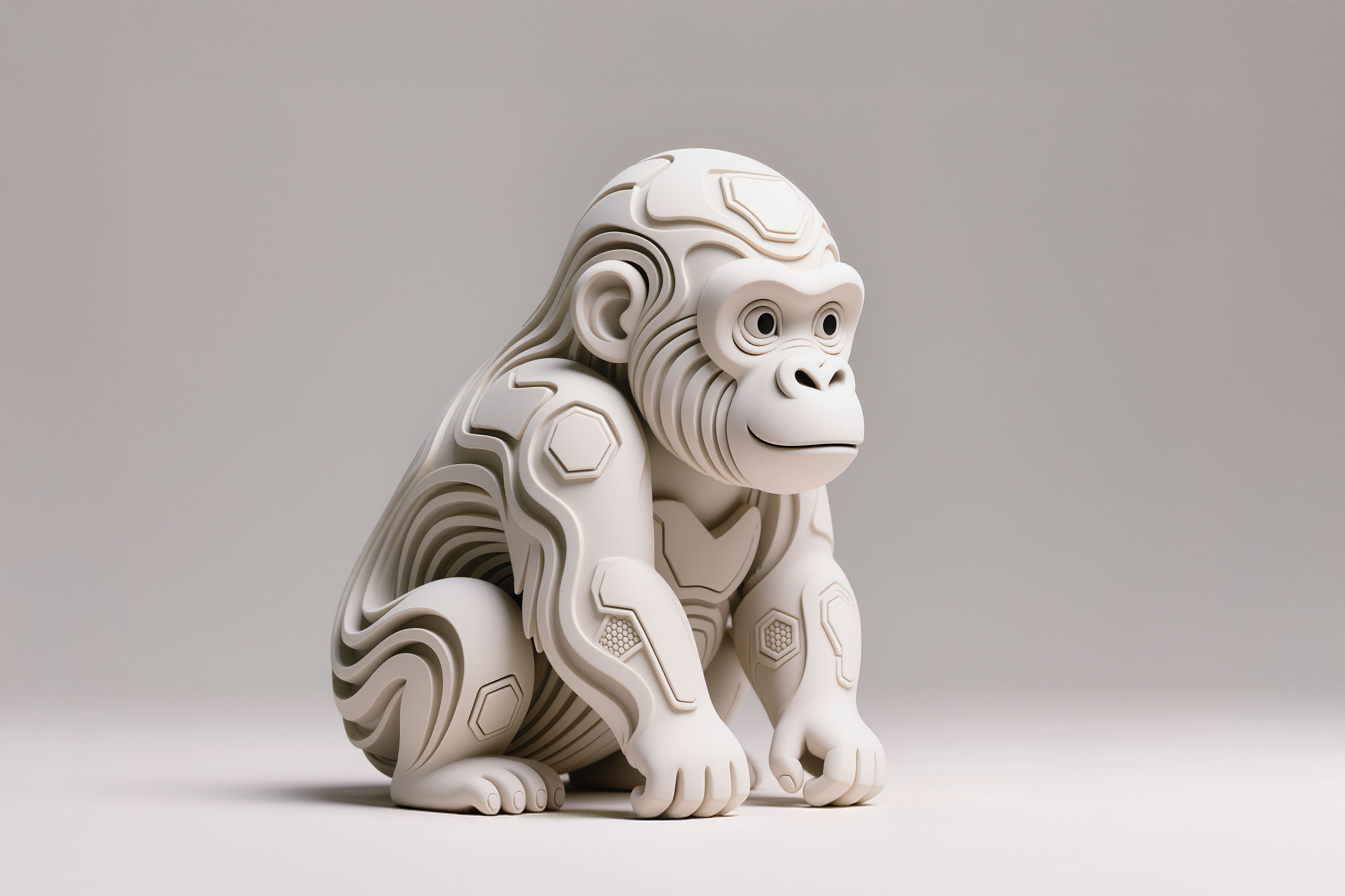 Baby Gorilla, Hexa Sculpture