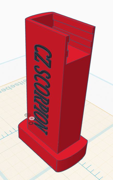 CZ Scorpion Magazinverlängerung 3D model