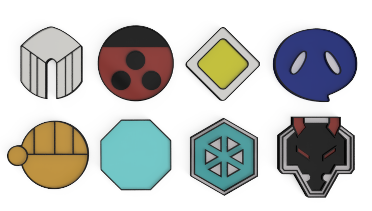 Pokemon League Johto Badges