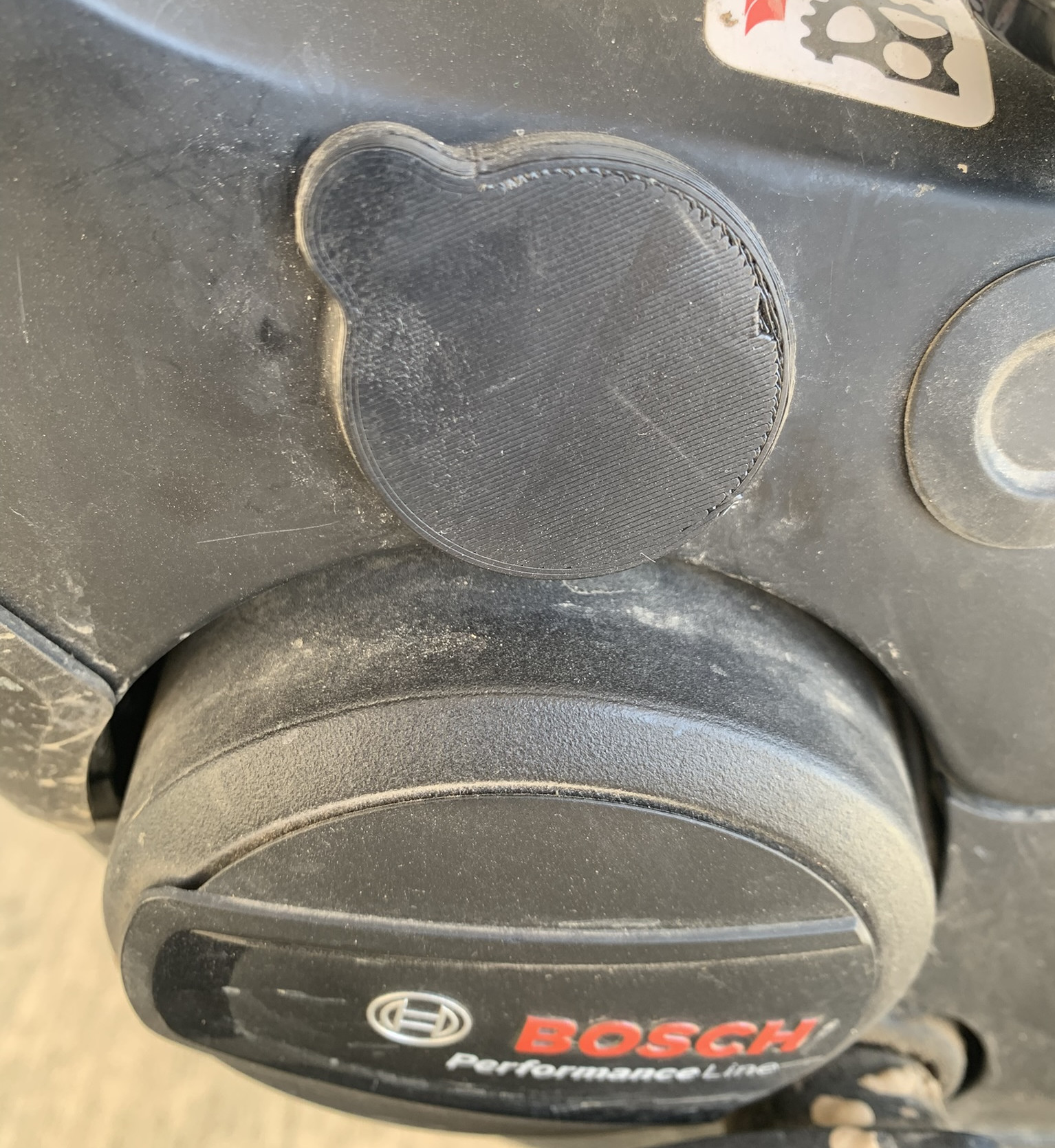 Cube Reaction Hybrid e-bike charging port cover (Bosch)