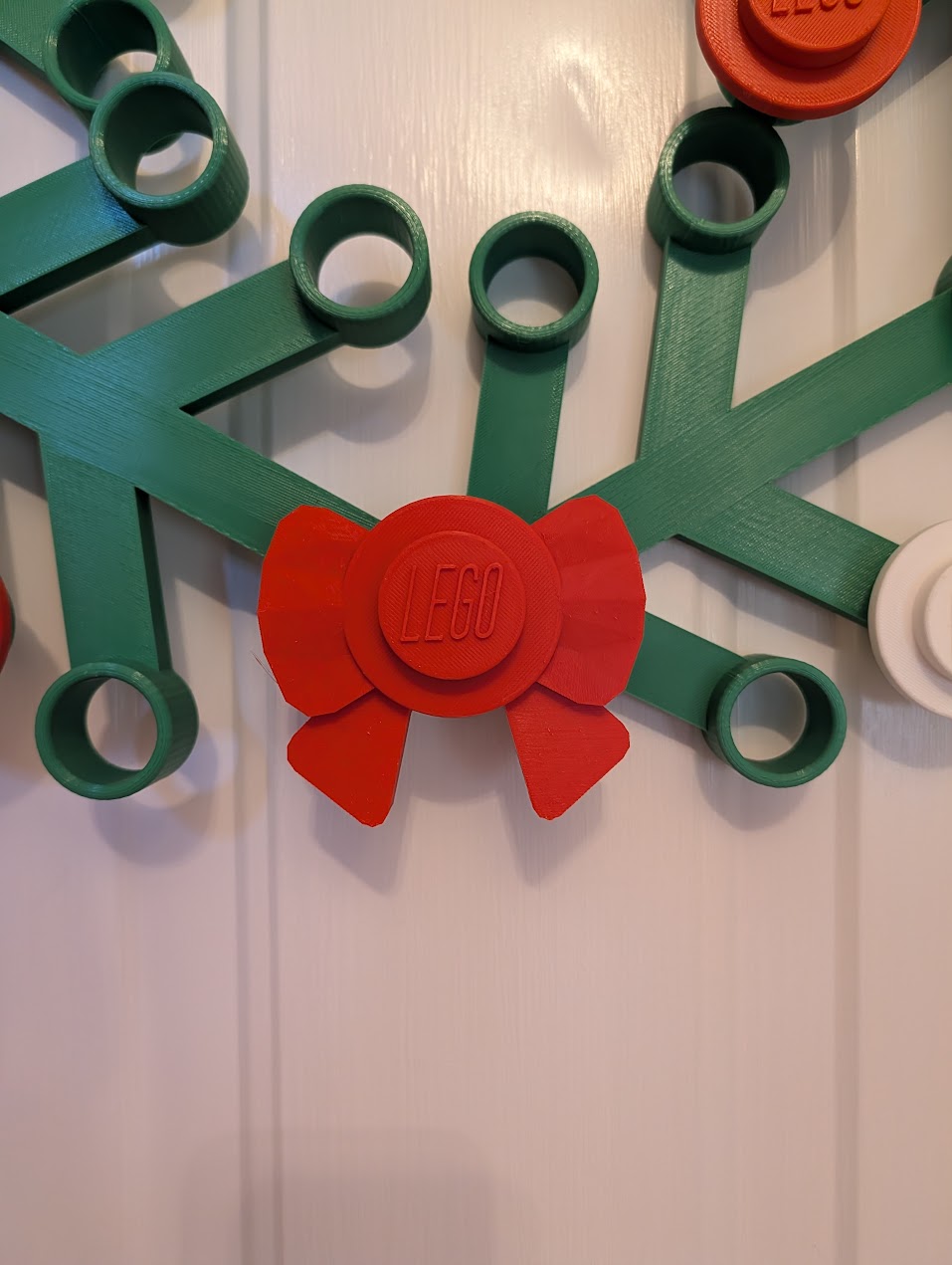 Ribbon Accessory for Giant Lego Wreath with stud