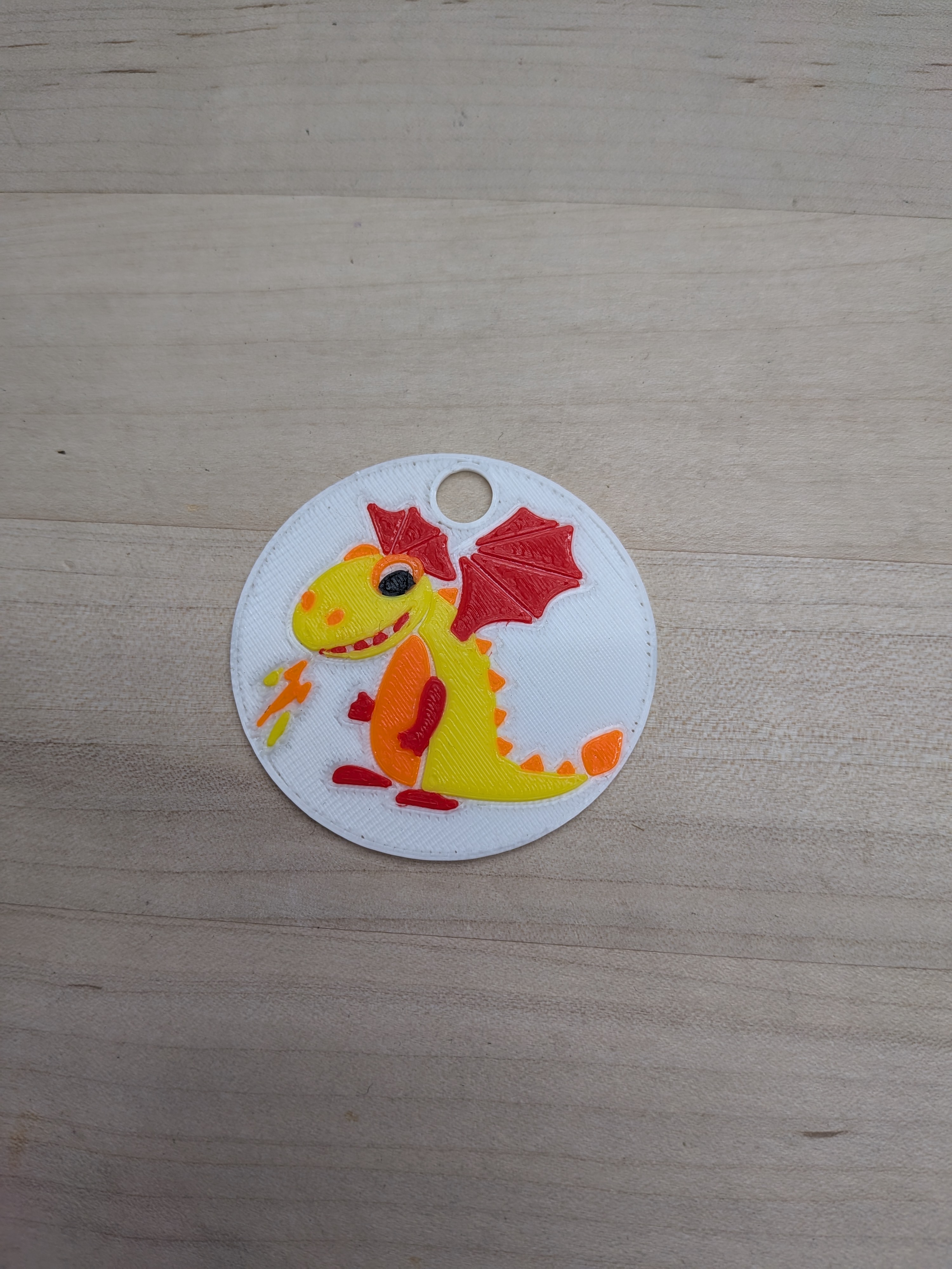Sunny the B. F. Day Sun Dragon medallion
