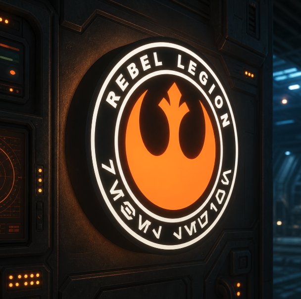 Star Wars Rebel Legion Emblem LED Lightbox