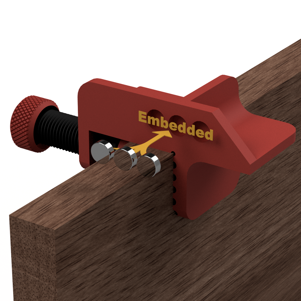 Magnetic Saw Guide - Embedded Magnets with Clamp