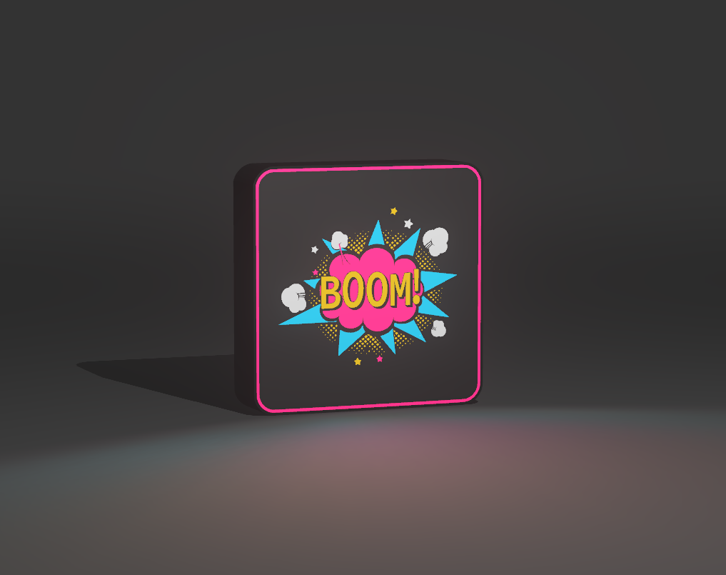Comic 'BOOM' Lightbox