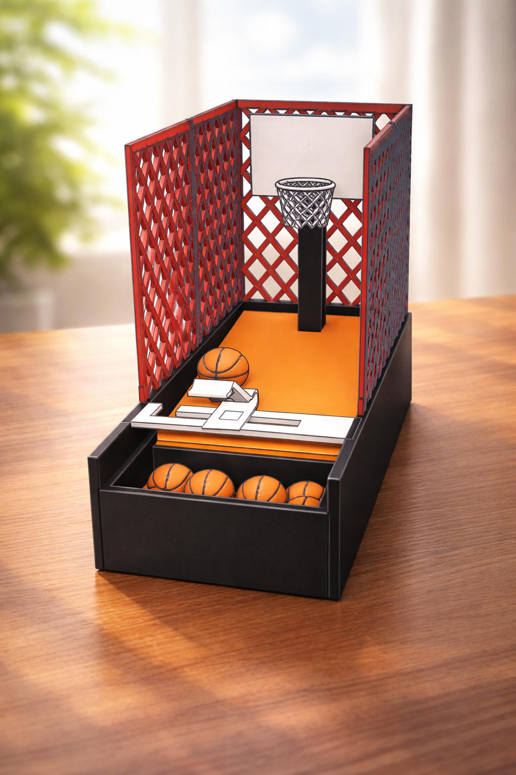 mini basketball arcade game desktop (basketball net)