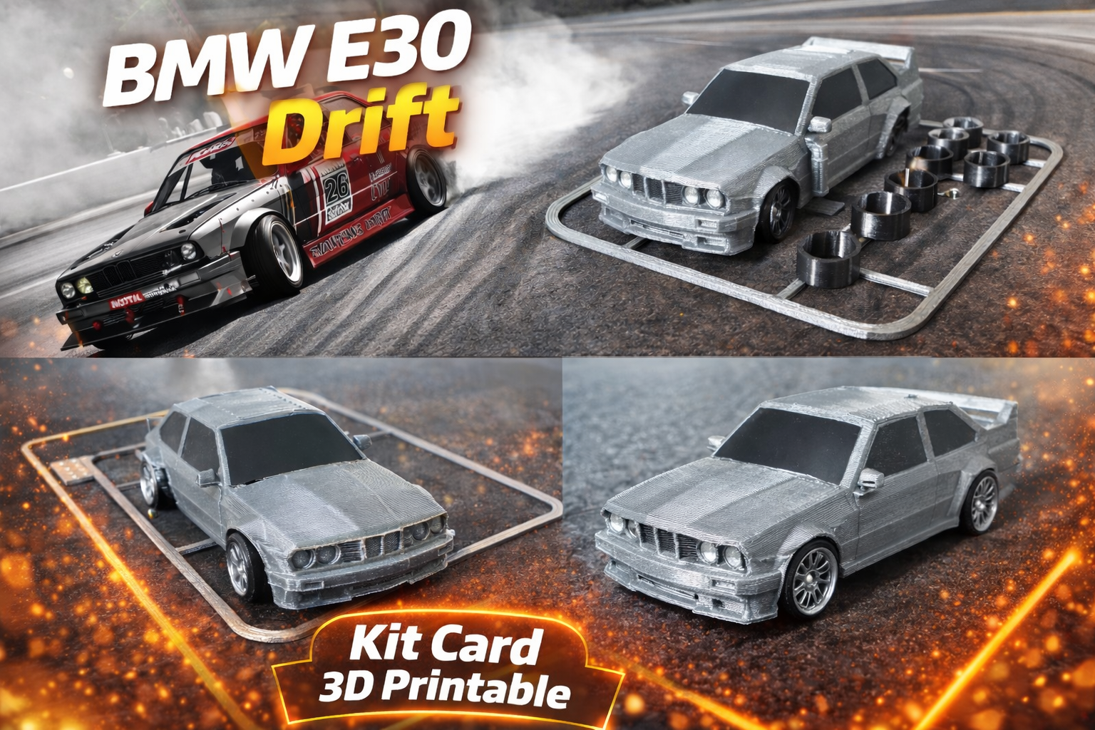 BMW E30 DRIFT kit card