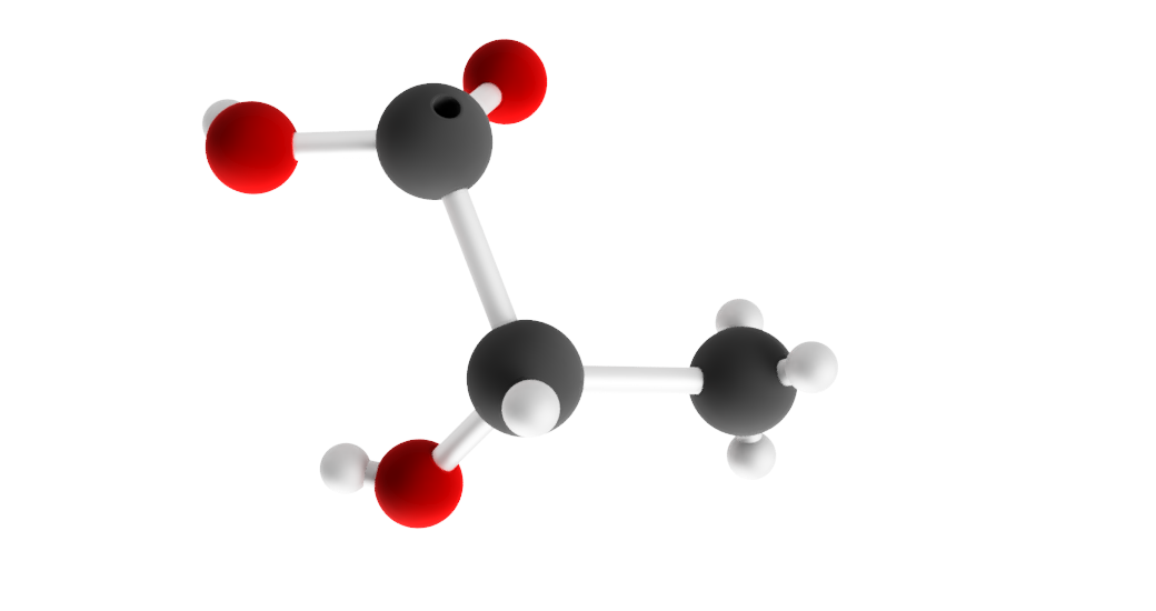 Lactic acid molecule
