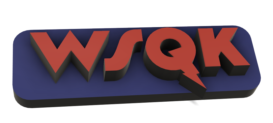 WSQK Radio Logo (From Stranger Things)