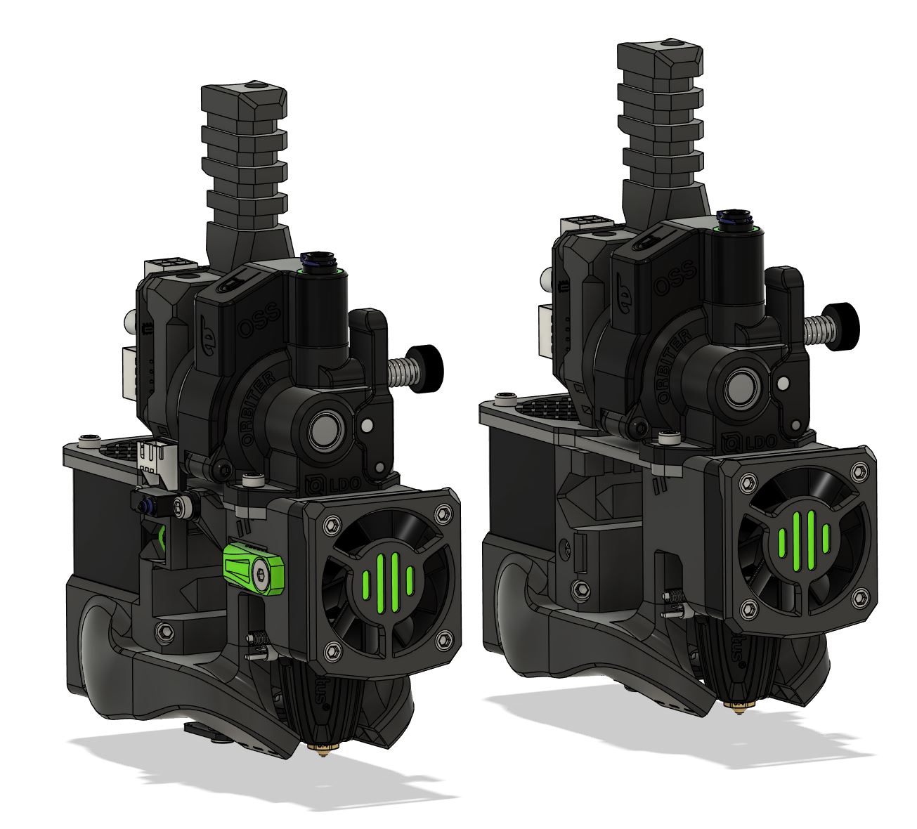 V-Core 4.0 IDEX fan shroud upgrade (V-Core4.1)