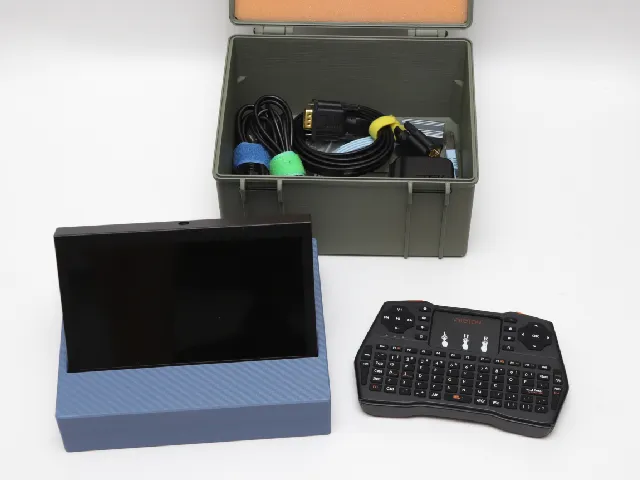 Compact "KVM Field Kit" Storage Box