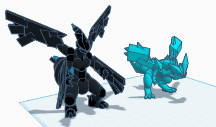 Kyurem and Zekrom