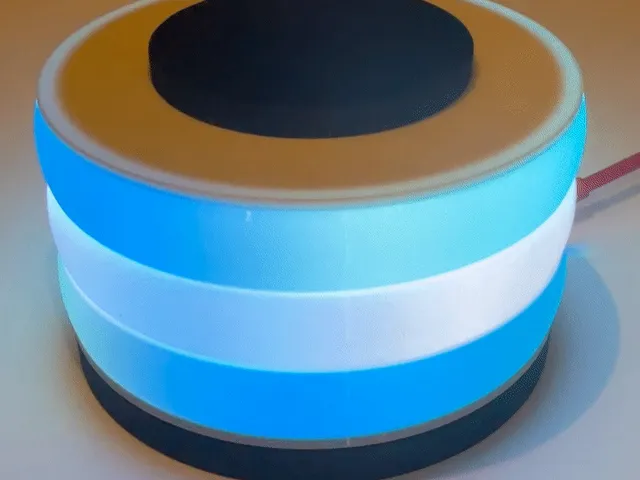 WLED Mini Lamp  (3D-Printed Wi-Fi LED Lamp)