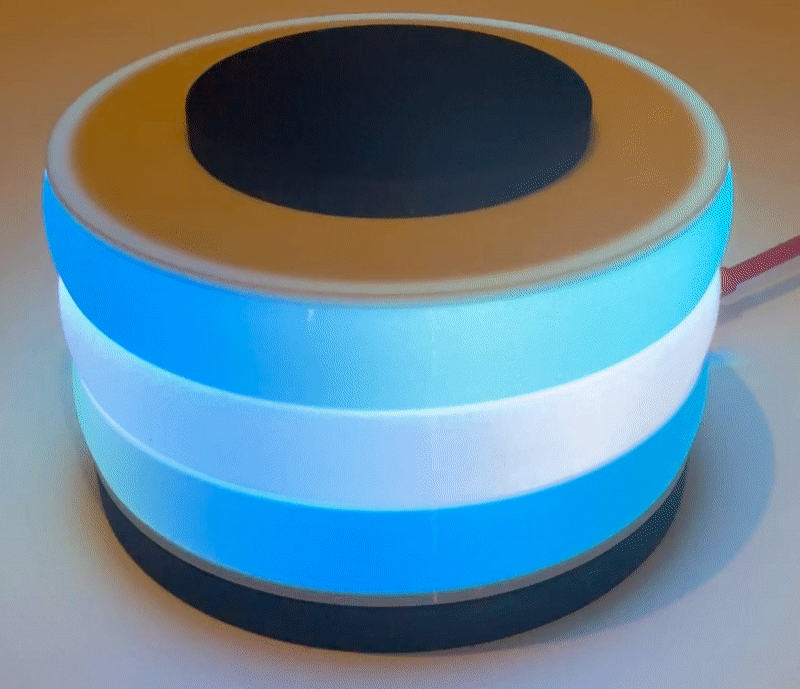 WLED Mini Lamp (3D-Printed Wi-Fi LED Lamp)
