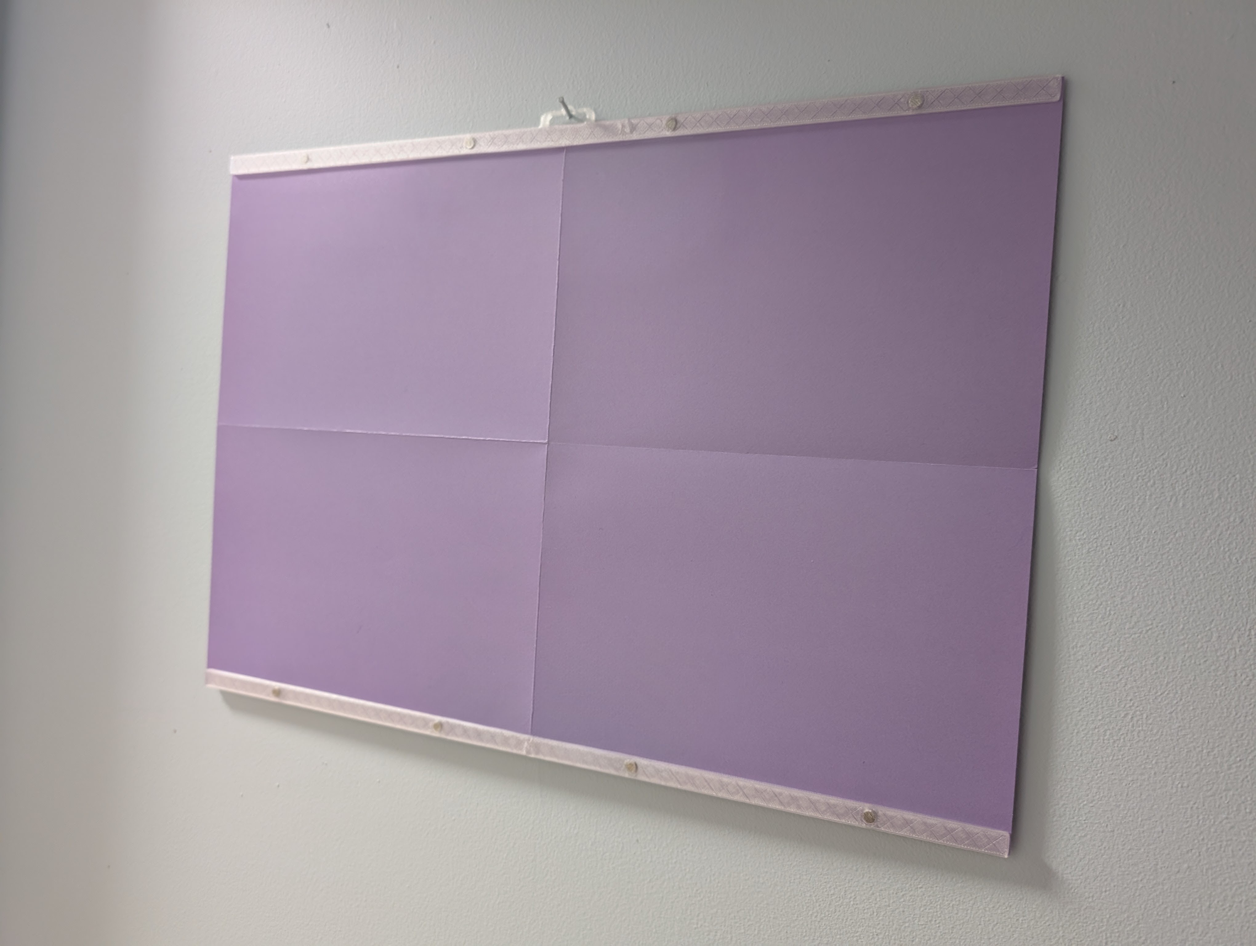 Magnetic poster clip (parametric)