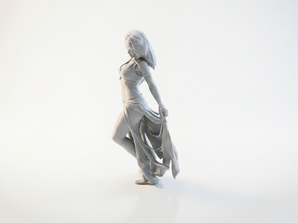 Dancing Lady Figurine Female Figure 3D Printable
