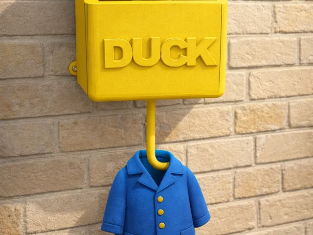 Duck coat rack