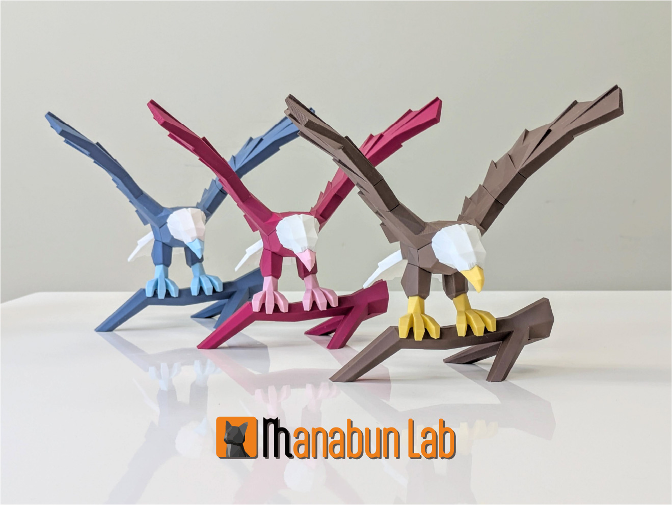 Low Poly Eagle Puzzle — miniatura 3