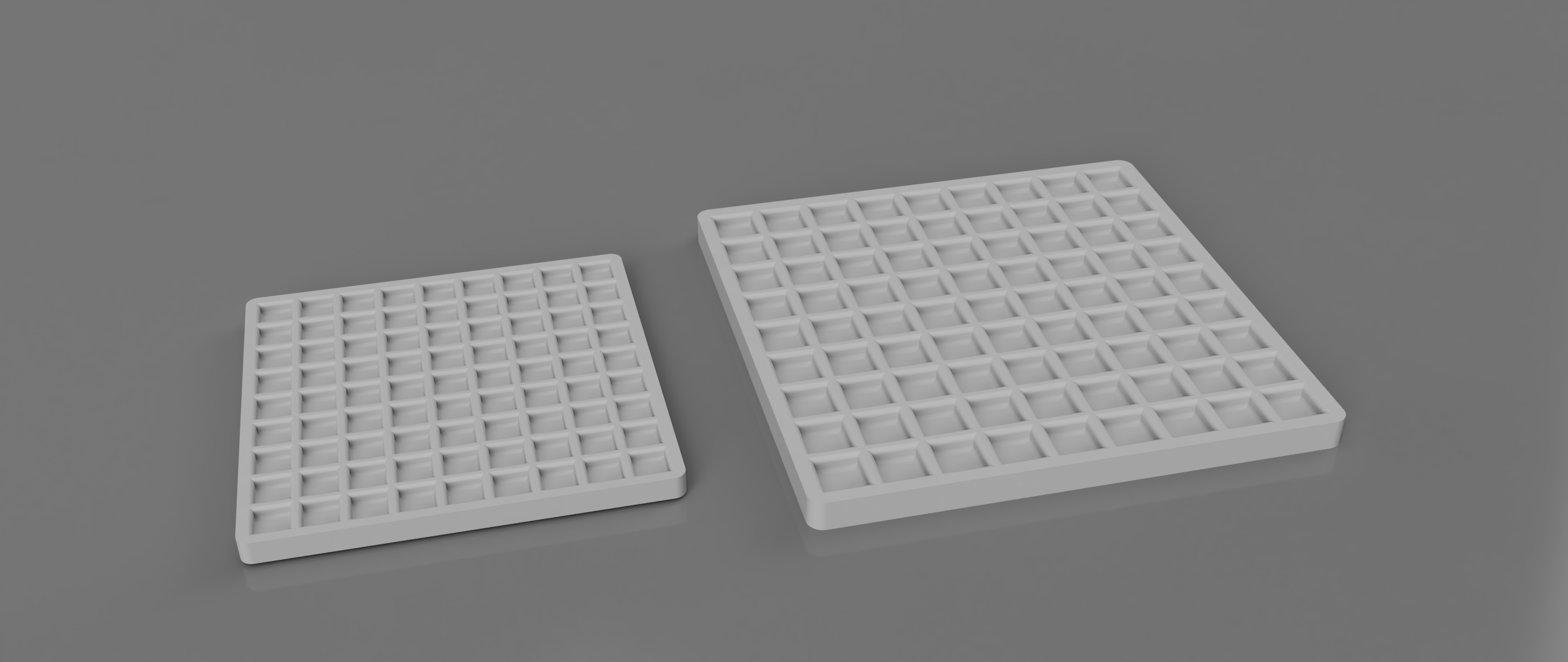 81 Grid Screw Mat 3D model