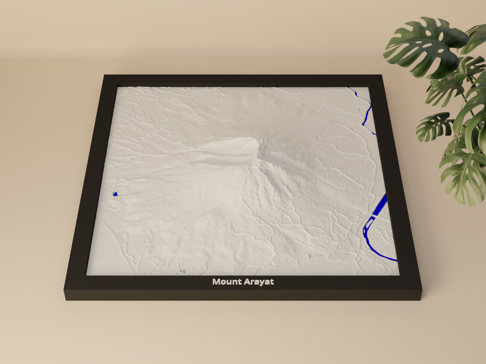 Mount Arayat, Philippines - 3D Miniature