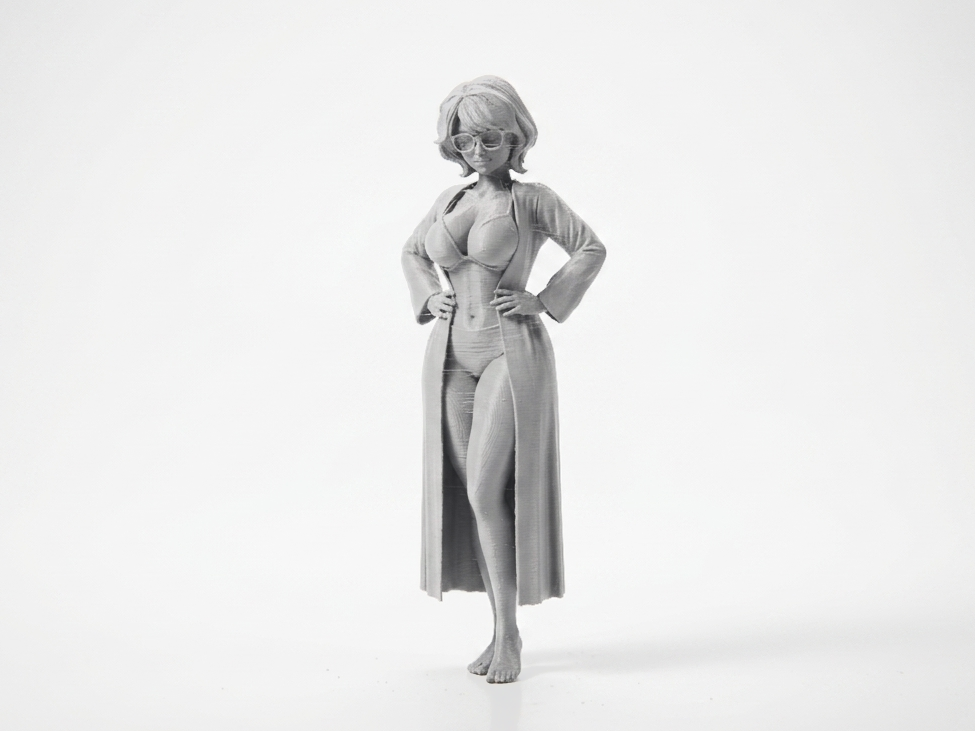 Elegant Female Figurine Cartoons Animation 3D Printable