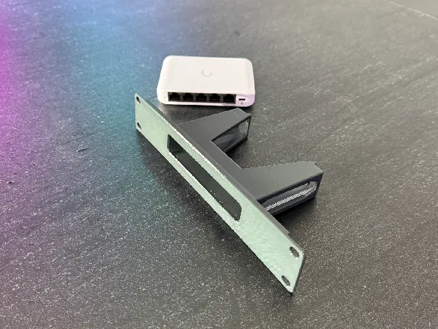 Ubiquiti USW-Flex-2.5G 10-inch Rack Mount - Faster Print & No Supports