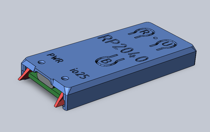 RP2040 (RGB) slide-in enclosure